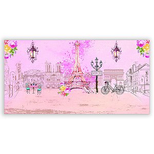 Painel Retangular - Paris - Sublimado 3D