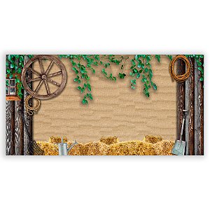 Painel Retangular - Celeiro - Sublimado 3D