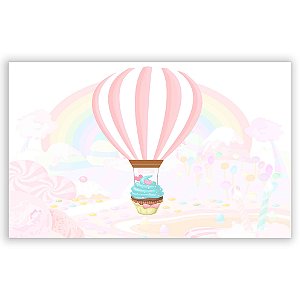 Painel Retangular - Balão Doce - Sublimado 3D