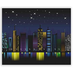 Painel Retangular - Predios - Sublimado 3D