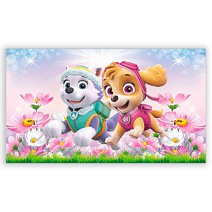 Painel Retangular - Patrulha Canina - Sublimado 3D