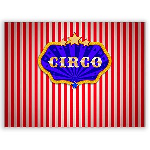 Painel Retangular - Circo - Sublimado 3D