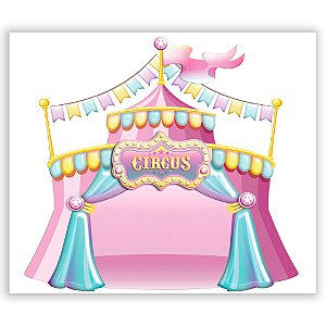 Painel Retangular - Circo - Sublimado 3D