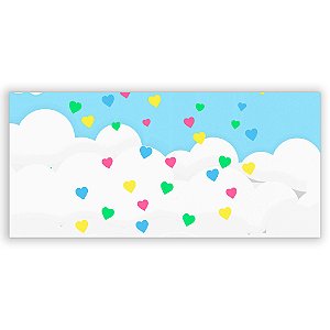 Painel Retangular - Chuva de Amor - Sublimado 3D