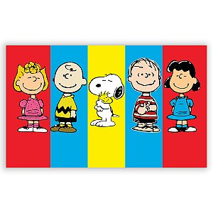 Painel Retangular - Charlie Brown Snoopy - Sublimado 3D