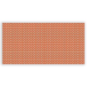 Painel Retangular - Tijolo - Sublimado 3D