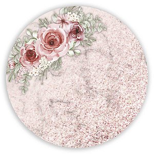 Painel Redondo - Glitter - Sublimado 3D