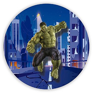 Painel Redondo - Hulk - Sublimado 3D