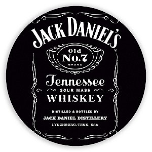 Painel Redondo - Jack Daniels - Sublimado 3D