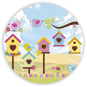 Painel Redondo - Jardim - Sublimado 3D