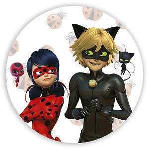 Painel Redondo - Ladybug - Sublimado 3D