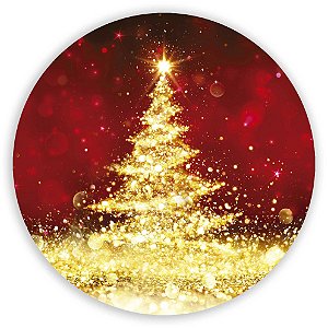 Painel Redondo - Natal  - Sublimado 3D