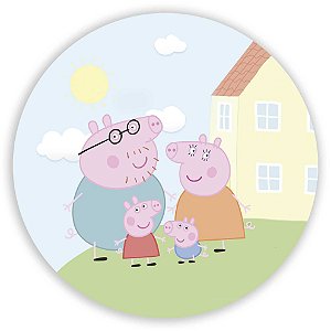Painel Redondo - Peppa Pig - Sublimado 3D
