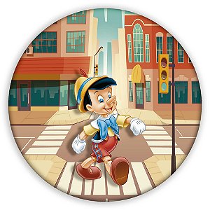 Painel Redondo - Pinoquio - Sublimado 3D