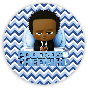 Painel Redondo - Poderoso Chefinho - Sublimado 3D