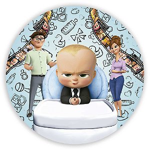 Painel Redondo - Poderoso Chefinho  - Sublimado 3D