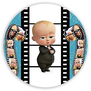 Painel Redondo - Poderoso Chefinho  - Sublimado 3D