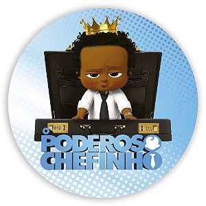 Painel Redondo - Poderoso Chefinho  - Sublimado 3D