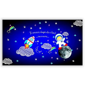 Painel Retangular - Astronauta - Sublimado 3D