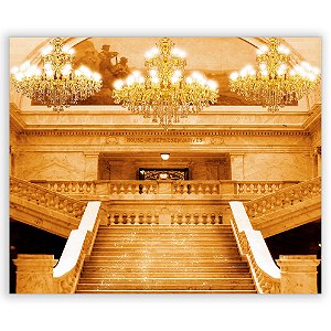 Capa Painel Retangular Sublimado - Escadaria Castelo