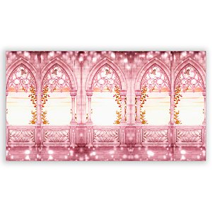 Painel Retangular - Fachada Castelo Rose - Sublimado 3D