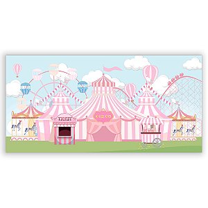 Painel Retangular - Circo - Sublimado 3D