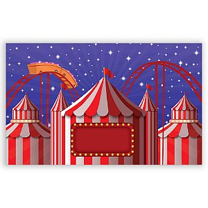 Painel Retangular - Circo - Sublimado 3D