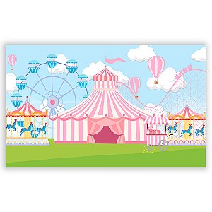 Painel Retangular - Circo - Sublimado 3D