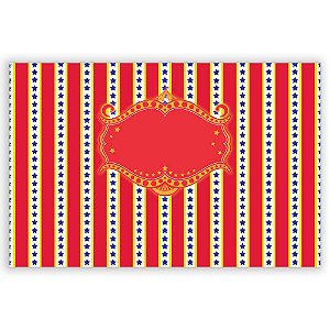 Painel Retangular - Circo - Sublimado 3D