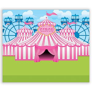 Painel Retangular - Circo - Sublimado 3D