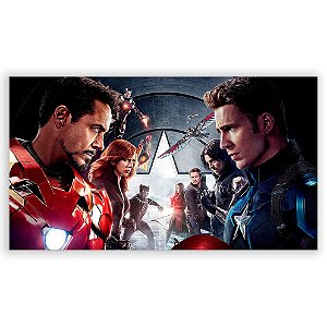 Painel Retangular - Herois - Sublimado 3D
