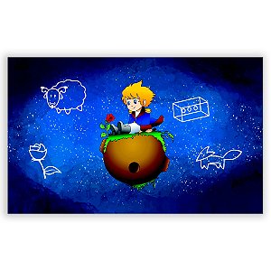 Painel Retangular - Pequeno Principe - Sublimado 3D