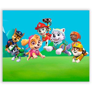 Painel Retangular - Patrulha Canina - Sublimado 3D