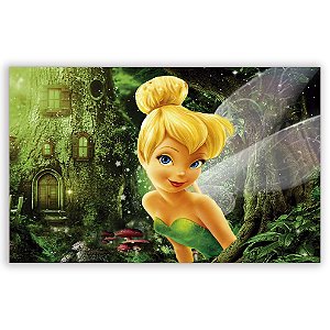 Painel Retangular - Tinkerbell Sininho - Sublimado 3D