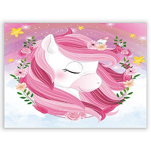 Painel Retangular - Unicornio - Sublimado 3D