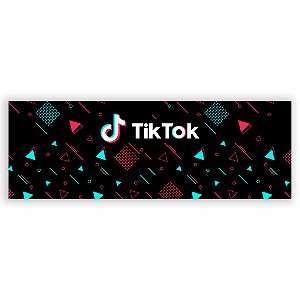 Painel Retangular - TikTok - Sublimado 3D