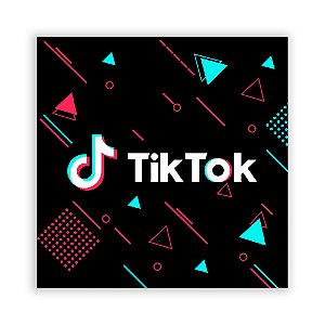 Painel Quadrado - TikTok - Sublimado 3D