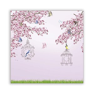 Painel Quadrado - Arvores Jardim - Sublimado 3D