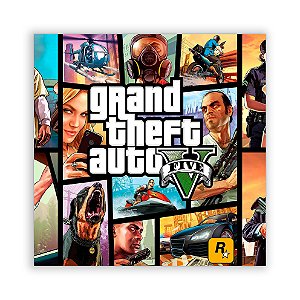 Painel Quadrado - GTA 5 - Sublimado 3D
