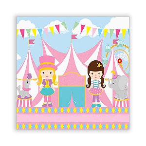 Painel Quadrado - Circo - Sublimado 3D