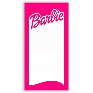 Faixa Lateral - Barbie Faixa - Sublimado 3D