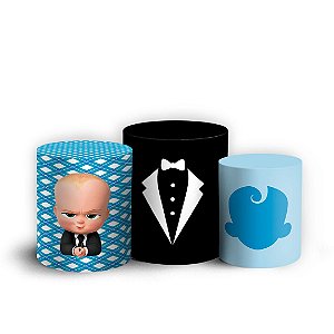 Trio Cilindro - O Poderoso Chefinho - Sublimado 3D + Elástico