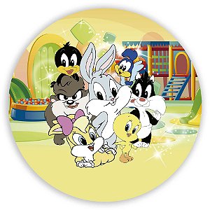 Painel Redondo - Looney Tunes - Sublimado 3D