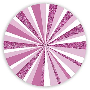 Painel Redondo - Geometrico - Sublimado 3D