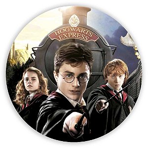 Painel Redondo - Harry Potter - Sublimado 3D