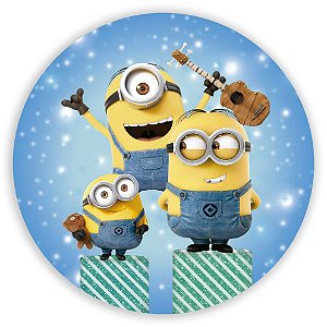 Painel Redondo - Minions - Sublimado 3D