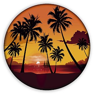 Painel Redondo - Tardezinha  - Sublimado 3D