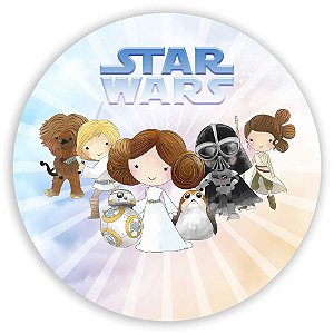 Painel Redondo - Star Wars - Sublimado 3D