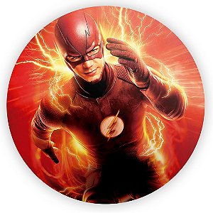 Painel Redondo - The Flash - Sublimado 3D