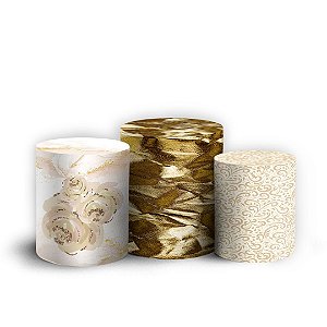 Trio Cilindro - 15 Anos - Sublimado 3D + Elástico